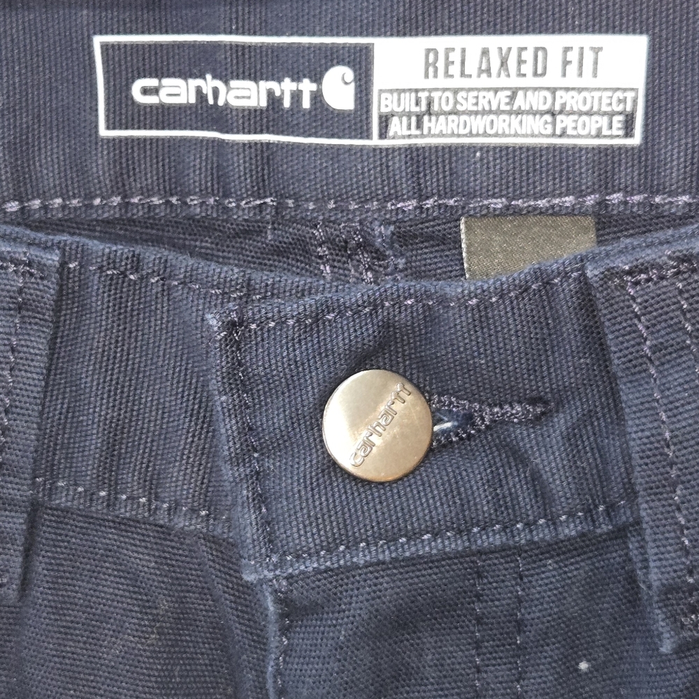 New Carhartt Navy Blue Sturdy Pants